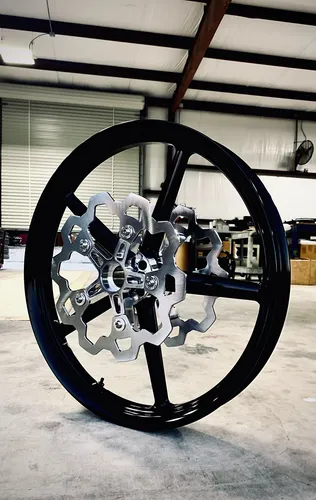 Lyndall Enforcer 1pc Front Brake Rotor 11.8in. Silver