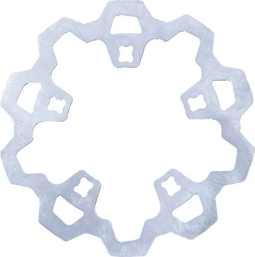 Lyndall Enforcer 1pc Front Brake Rotor 11.8in. Silver