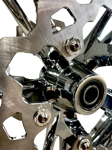 Lyndall Enforcer 1pc Front Brake Rotor 11.8in. Silver