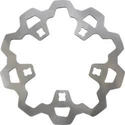 Lyndall Enforcer 1pc Front Brake Rotor 11.8in. Silver