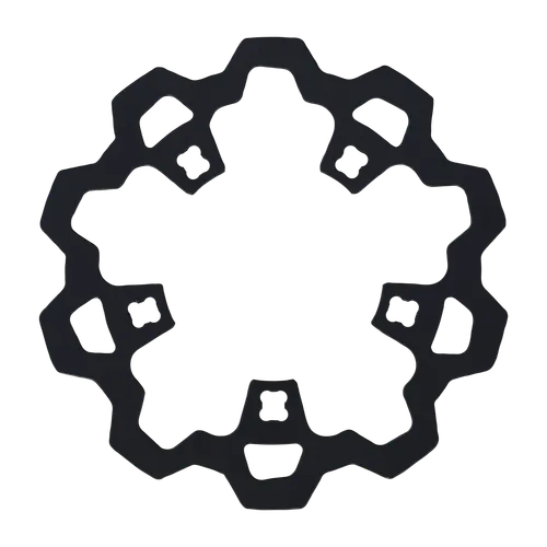 Lyndall Enforcer 1pc Front Brake Rotor 11.8in. Black