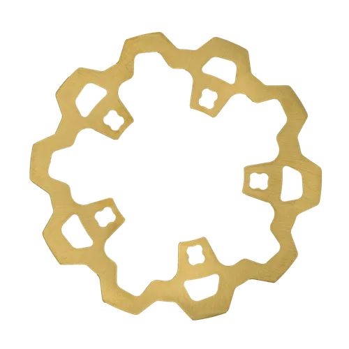 Lyndall Enforcer 1pc Front Brake Rotor 11.8in. Gold