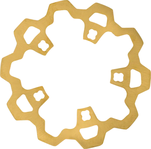 Lyndall Enforcer 1pc Front Brake Rotor 11.8in. Gold