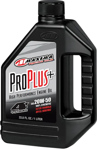 Maxima Pro Plus Synthetic 4T 20W50 Engine Motor Oil 1 Quart Liter