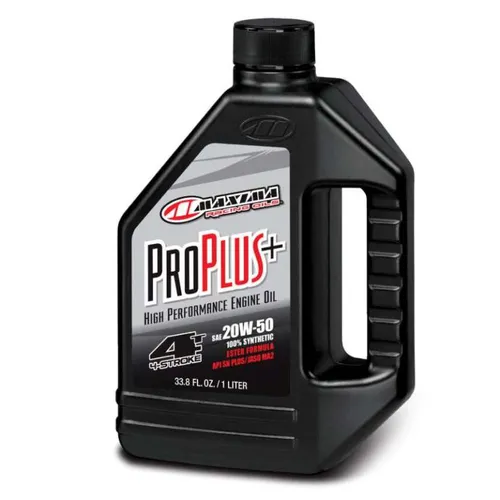 Maxima Pro Plus Synthetic 4T 20W50 Engine Motor Oil 1 Quart Liter