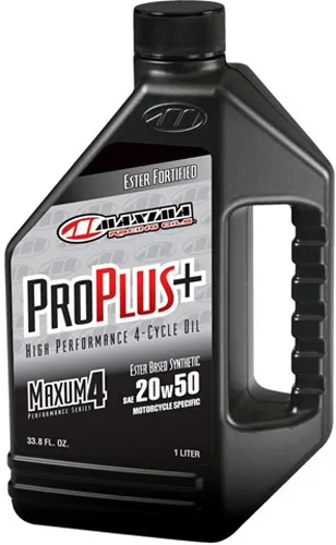 Maxima Pro Plus Synthetic 4T 20W50 Engine Motor Oil 1 Quart Liter