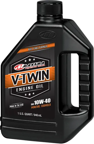 Maxima V Twin Mineral 10W40 Engine Motor Oil 1 Liter Quart