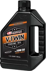 Maxima V Twin Mineral 20W50 Engine Motor Oil 1 Liter Quart