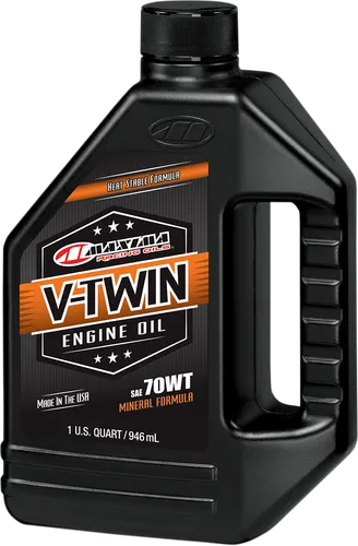 Maxima V Twin 70W Mineral Engine Motor Oil 1 Quart Liter