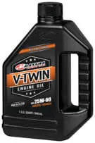 Maxima V Twin Mineral 25W60 Engine Motor Oil 1 Liter Quart 2