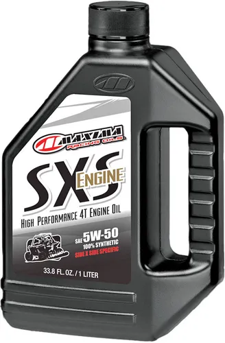 Maxima Synthetic UTV SXS Engine Motor Oil 5W50 1 Liter Quart