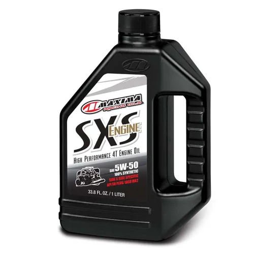 Maxima Synthetic UTV SXS Engine Motor Oil 5W50 1 Liter Quart