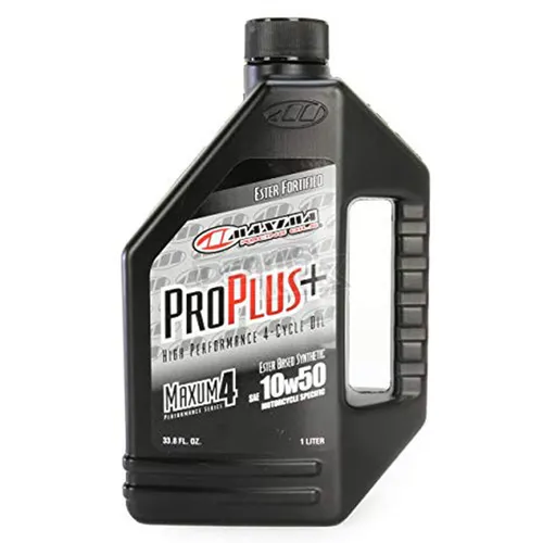 Maxima Pro Plus Synthetic 4T 10W50 Engine Motor Oil 1 Quart Liter