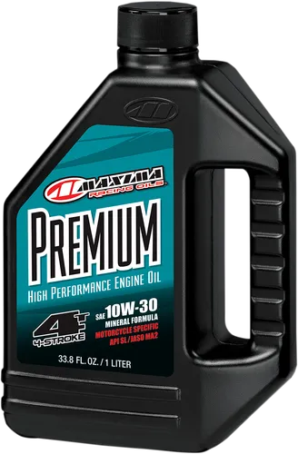 Maxima Premium High Performance 4T 10W30 Mineral Engine Motor Oil 1 Liter Quart