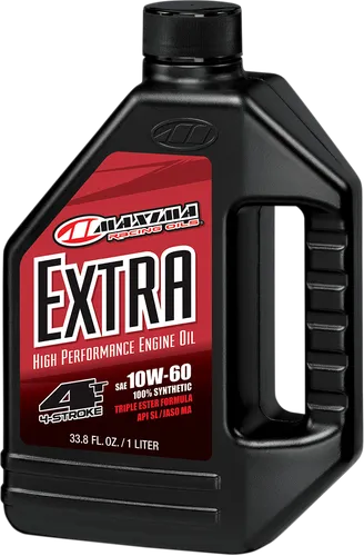 Maxima Extra High Performance 10W60 Synthetic 4T Engine Motor Oil 1 Liter Quart 1