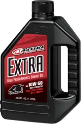 Maxima Extra High Performance 10W60 Synthetic 4T Engine Motor Oil 1 Liter Quart