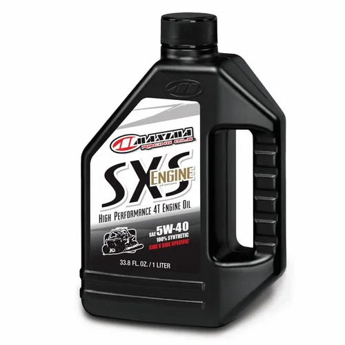 Maxima Synthetic UTV SXS Engine Motor Oil 5W40 1 Liter Quart