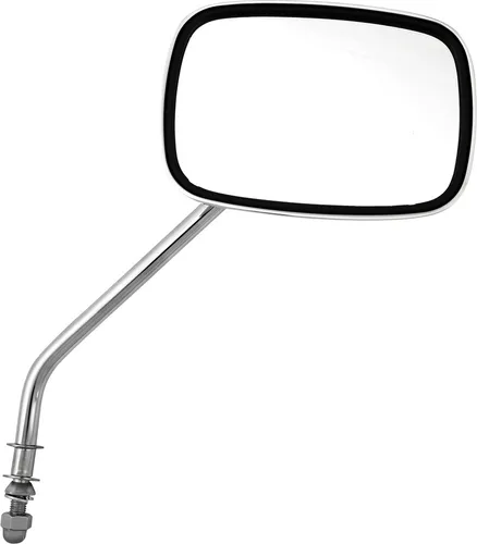 Harddrive Chrome OE Style 8in Side Mirror ea
