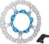 Arlen Ness Big Full Floating Front Right Brake Rotor Kit Blue 14in.