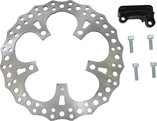 Arlen Ness Big Jagged Floating Front Left Brake Rotor Kit 13in.
