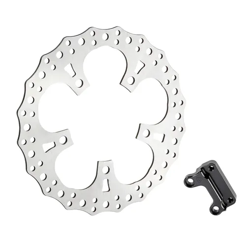 Arlen Ness Big Jagged Floating Front Left Brake Rotor Kit 13in.