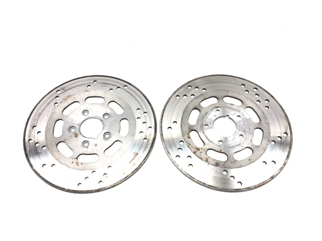 Left Right Front Brake Disc Rotors Set 1987 Harley Electra Glide FLHTC 3172