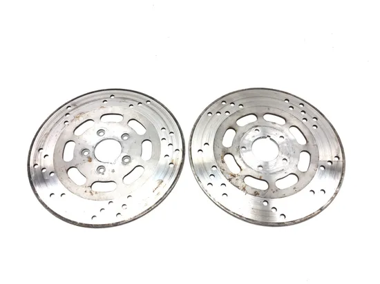 Left Right Front Brake Disc Rotors Set 1987 Harley Electra Glide FLHTC 3172