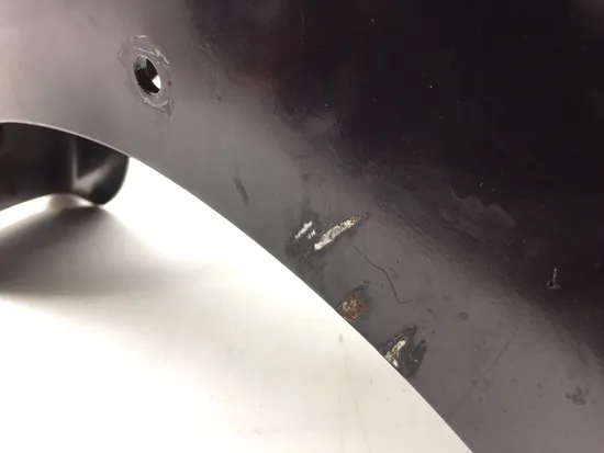 Rear Fender Fairing Tire Hugger 1987 Harley Electra Glide Classic FLHTC 3172 x