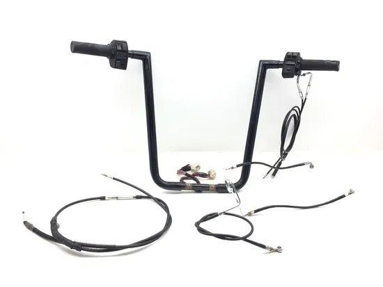 18.5 In Aftermarket Handle Bars w Cables 1987 Harley Electra Glide FLHTC 3172x