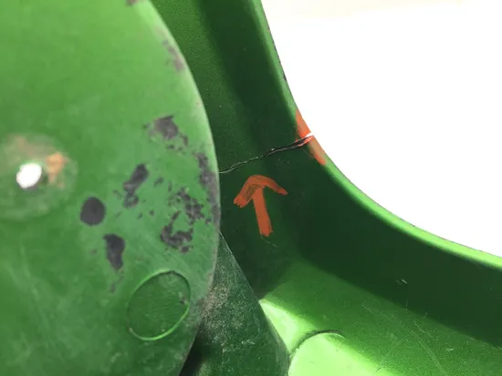 Right Passenger Side Rear Fender 2014 Kawasaki Teryx4 800 KRT800C LE FI 3174 x