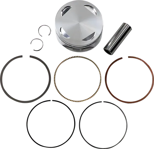 JE Piston Kit Rings Pins Round STD 100mm Bore 10.5:1