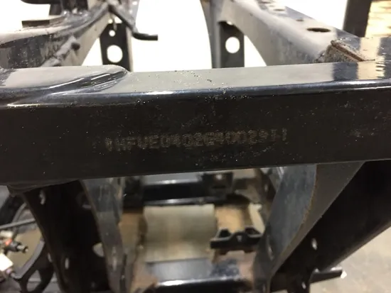 Frame Chassis 2016 Honda Pioneer 1000-5 SXS1000M5 Deluxe 3171 x