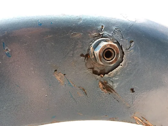 Rear Fender Fairing Tire Hugger 2006 Harley-Davidson Road King EFI FLHRI 3170 x