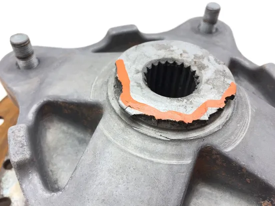 Front Wheel Hub with Rotor B 2006 Polaris Sportsman 800 Twin EFI 3180 x