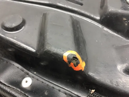 Saddleman Rear Passenger Seat Back Pad Cushion 2007 BMW R1200GS 3149 x