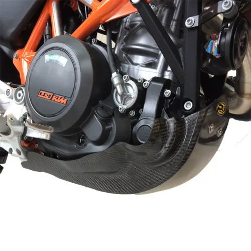 P3 Carbon Fiber Enduro Style Skid Plate For