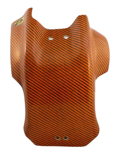 P3 Orange Carbon Fiber Frame Chassis Belly Skid Plate