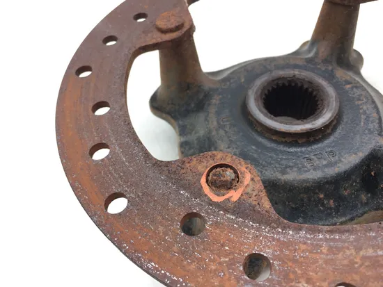 Front Wheel Hub with Rotor A 2012 Can-Am Commander 800R 4x4 EFI 3140 x