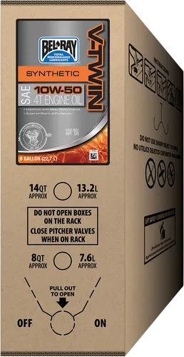 Bel Ray Synthetic Bag in a Box 10W50 Engine Motor Oil 6US Gallon