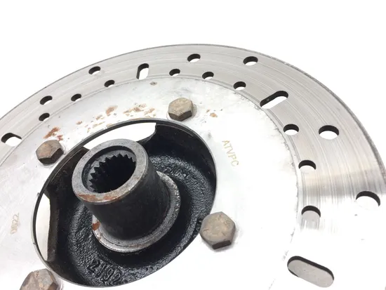 Front Wheel Hub with Rotor A 2013 Polaris Ranger 800 Midsize EFI 3183