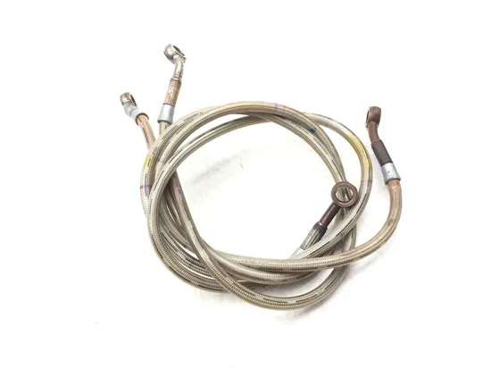 Front Rear Brake Caliper Lines 2011 Polaris RZR XP 900 3184