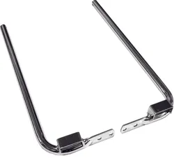 Harddrive Chrome Saddle Bag Support Bracket Kit