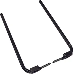 Harddrive Black Saddle Bag Support Bracket Kit