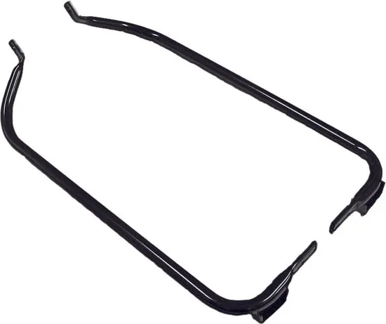 Harddrive Front Black Saddle Bag Support Bracket Kit