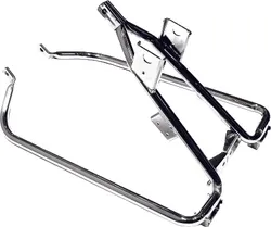 Harddrive Chrome Saddle Bag Support Bracket Kit