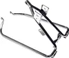 Harddrive Chrome Saddle Bag Support Bracket Kit