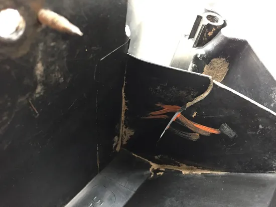 Left Rear Fender Flares 2010 Polaris RZR 4 800 Robby Gordon Edition 3188 x