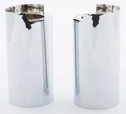 Harddrive Chrome Upper Fork Slider Covers