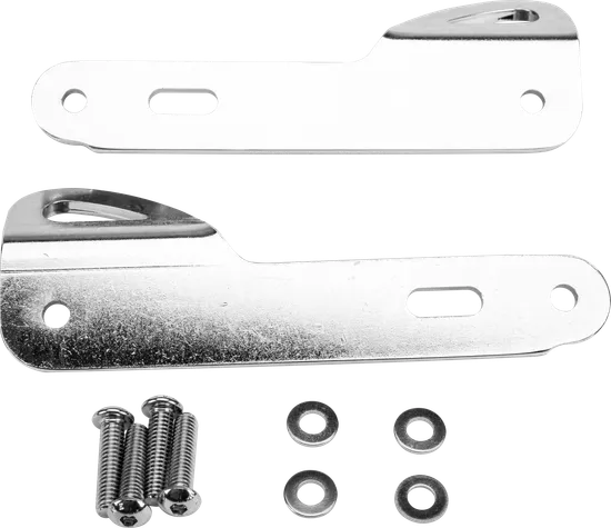 Harddrive Chrome Batwing Fairing Support Tie Down Brackets