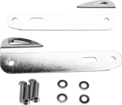Harddrive Chrome Batwing Fairing Support Tie Down Brackets